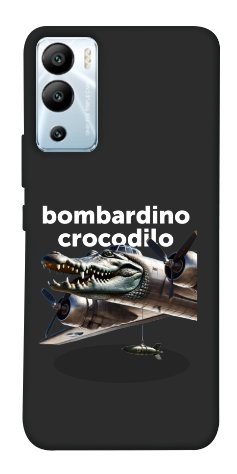 Чехол Bombardino Crocodilo volante для Infinix Hot 12i