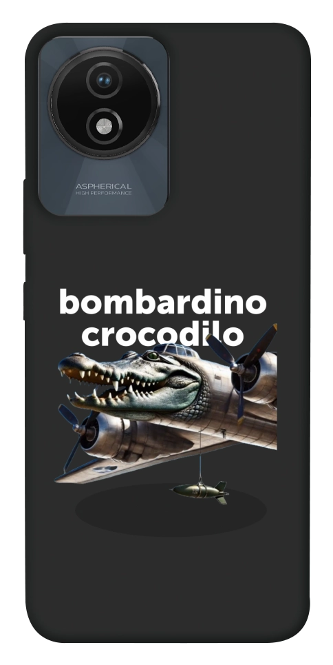 Чехол Bombardino Crocodilo volante для Vivo Y02