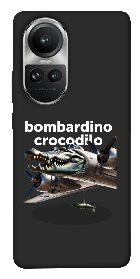 Чохол Bombardino Crocodilo volante для Oppo Reno 10