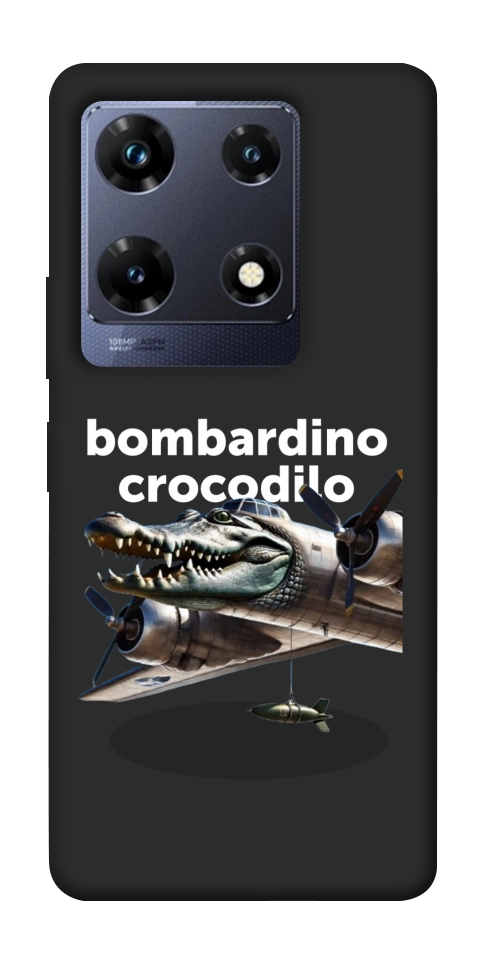 Чехол Bombardino Crocodilo volante для Infinix Note 30 Pro NFC