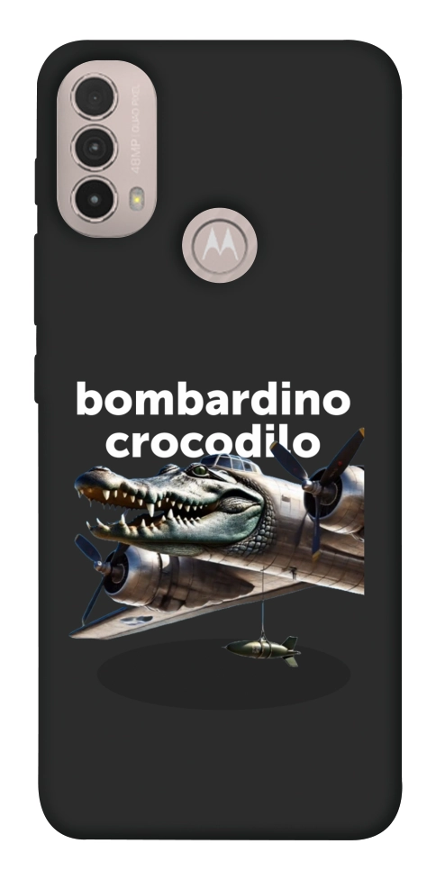 Чехол Bombardino Crocodilo volante для Motorola Moto E30