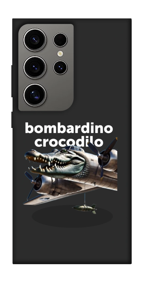 Чохол Bombardino Crocodilo volante для Galaxy S24 Ultra