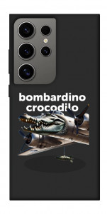 Чехол Bombardino Crocodilo volante для Galaxy S24 Ultra