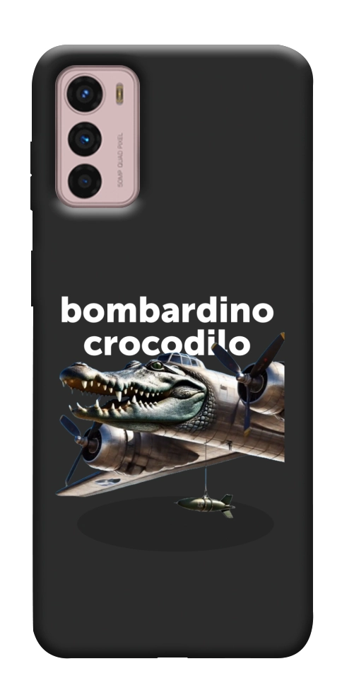 Чехол Bombardino Crocodilo volante для Motorola Moto G42