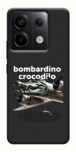 Чохол Bombardino Crocodilo volante для Xiaomi Redmi Note 13 Pro 4G
