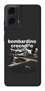 Чехол Bombardino Crocodilo volante для Motorola Moto G24