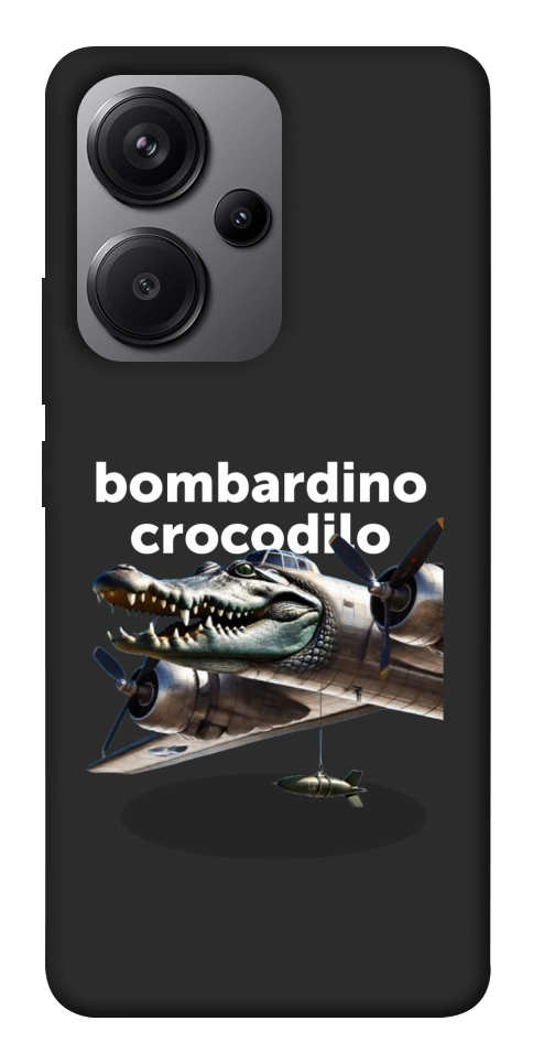 Чехол Bombardino Crocodilo volante для Xiaomi Redmi Note 13 Pro+