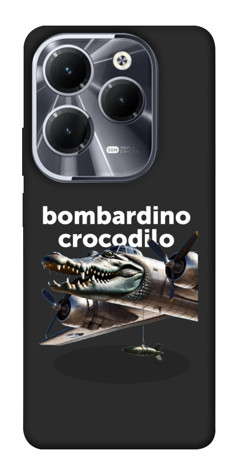 Чохол Bombardino Crocodilo volante для Infinix Hot 40 Pro