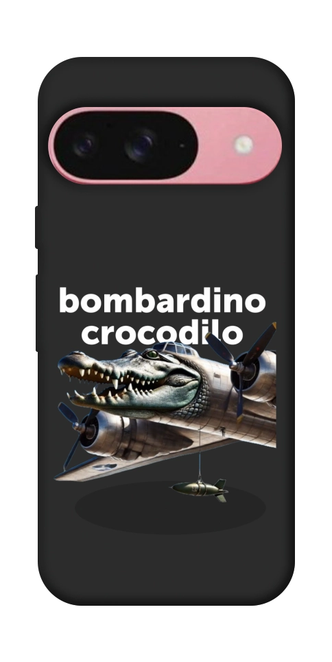 Чехол Bombardino Crocodilo volante для Google Pixel 9