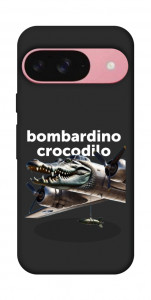 Чехол Bombardino Crocodilo volante для Google Pixel 9