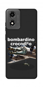 Чохол Bombardino Crocodilo volante для Motorola Moto E14