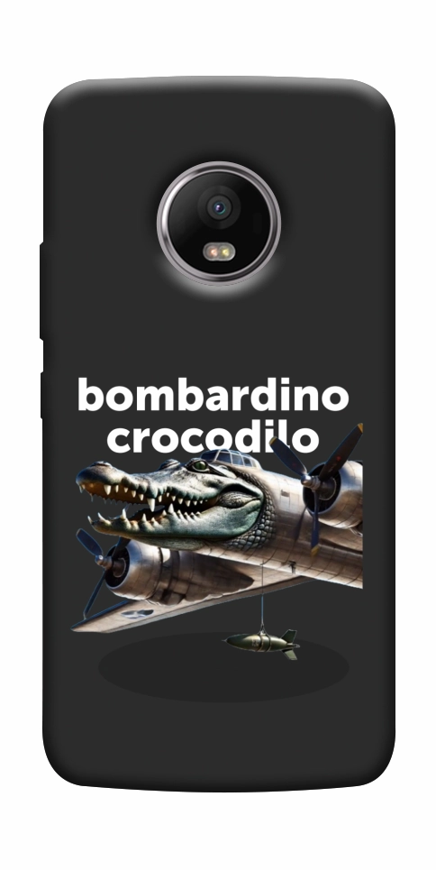 Чехол Bombardino Crocodilo volante для Motorola Moto G5S