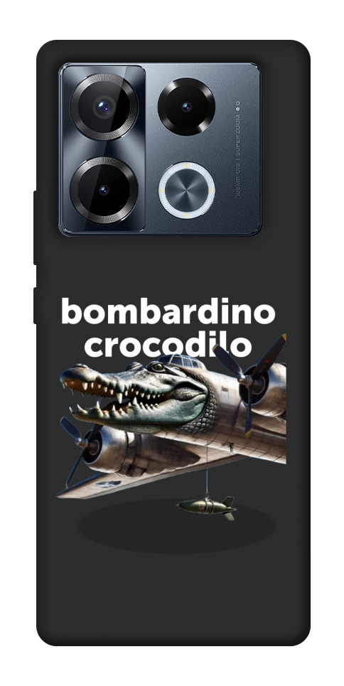Чохол Bombardino Crocodilo volante для Infinix Note 40 Pro 4G