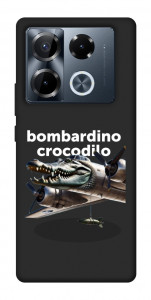 Чохол Bombardino Crocodilo volante для Infinix Note 40 Pro 4G