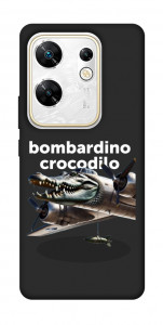Чехол Bombardino Crocodilo volante для Infinix Zero 30 4G