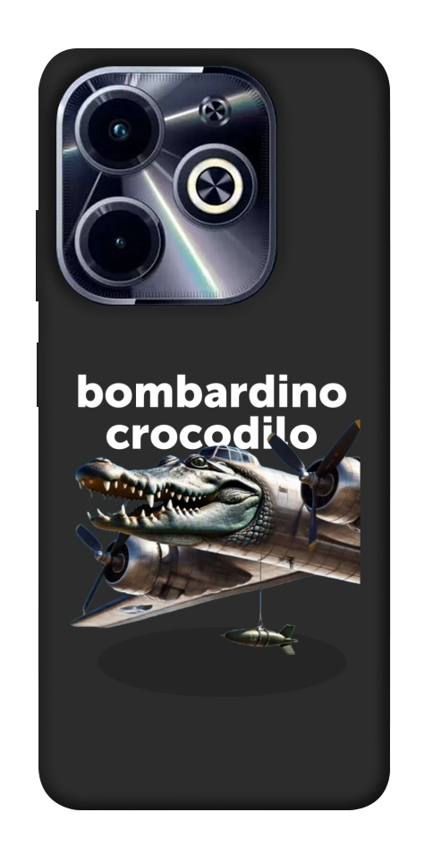 Чехол Bombardino Crocodilo volante для TECNO Spark 20