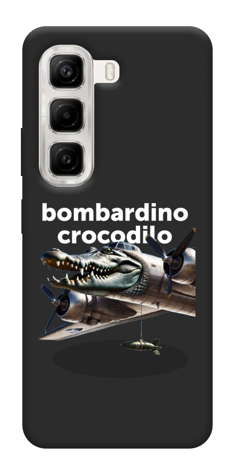 Чехол Bombardino Crocodilo volante для Infinix Hot 50 4G