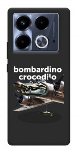 Чохол Bombardino Crocodilo volante для Infinix Note 40 4G