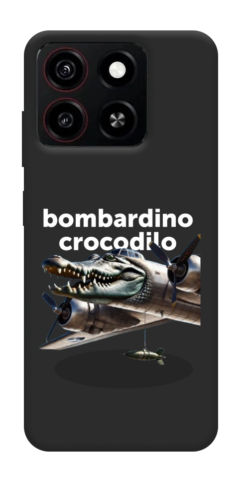 Чехол Bombardino Crocodilo volante для ZTE Blade A35 4G