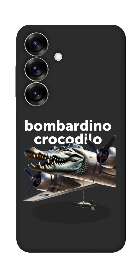 Чехол Bombardino Crocodilo volante для Galaxy S25+