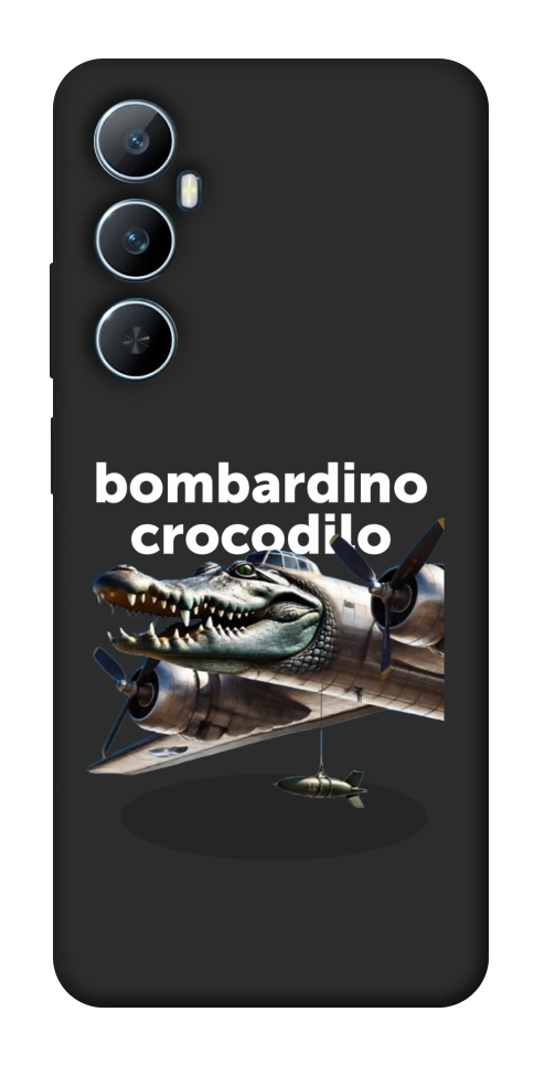 Чехол Bombardino Crocodilo volante для Realme C65 4G
