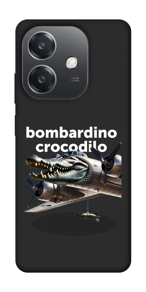 Чехол Bombardino Crocodilo volante для Oppo А3х 4G
