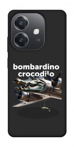 Чехол Bombardino Crocodilo volante для Oppo А3х 4G