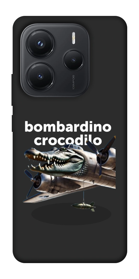 Чехол Bombardino Crocodilo volante для Xiaomi Redmi Note 14 5G