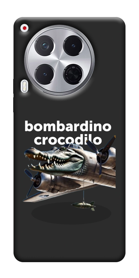 Чехол Bombardino Crocodilo volante для TECNO Camon 30 (CL6)