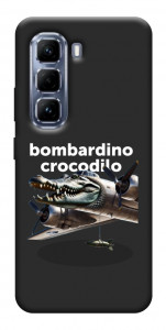 Чехол Bombardino Crocodilo volante для Infinix Hot 50 Pro
