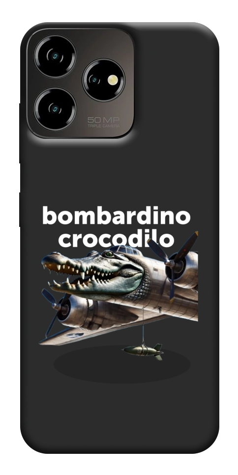 Чохол Bombardino Crocodilo volante для ZTE Blade V50 Design 4G
