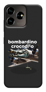 Чехол Bombardino Crocodilo volante для ZTE Blade V50 Design 4G