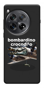 Чехол Bombardino Crocodilo volante для OnePlus 12
