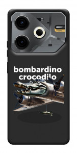 Чохол Bombardino Crocodilo volante для TECNO Pova 6 Neo (LI6)