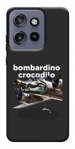 Чехол Bombardino Crocodilo volante для Motorola Edge 50 Neo