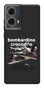 Чохол Bombardino Crocodilo volante для Motorola Moto G85