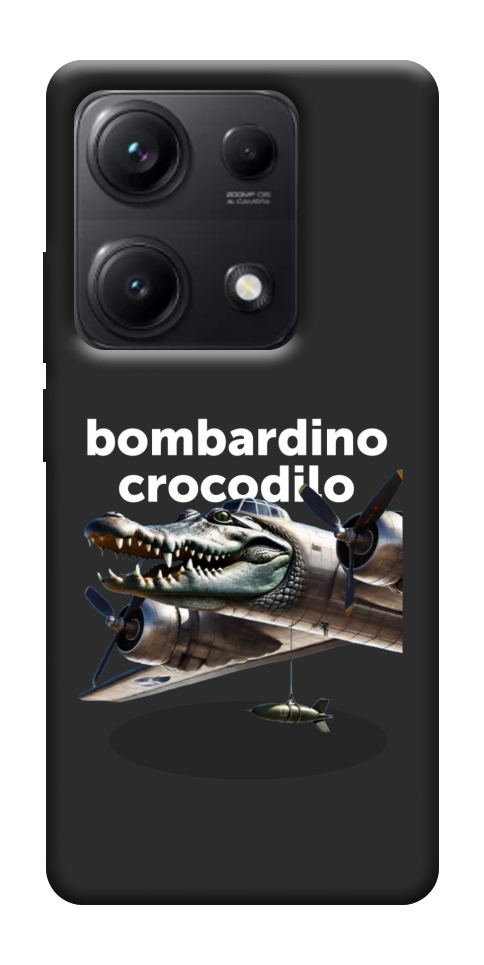 Чехол Bombardino Crocodilo volante для Xiaomi Redmi Note 14S