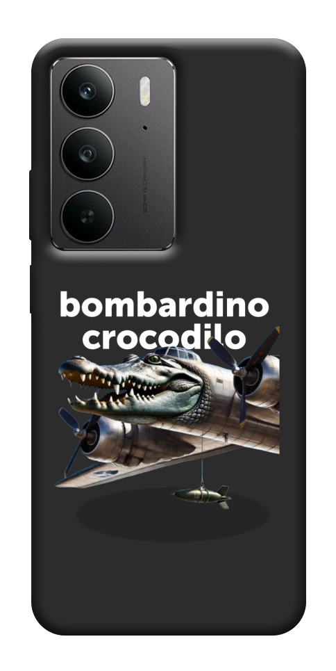 Чехол Bombardino Crocodilo volante для Realme C75