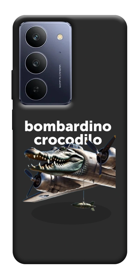 Чехол Bombardino Crocodilo volante для Realme C75x