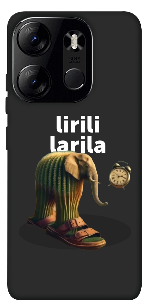Чохол Lirili Larila cactusso для Tecno Spark Go 2023