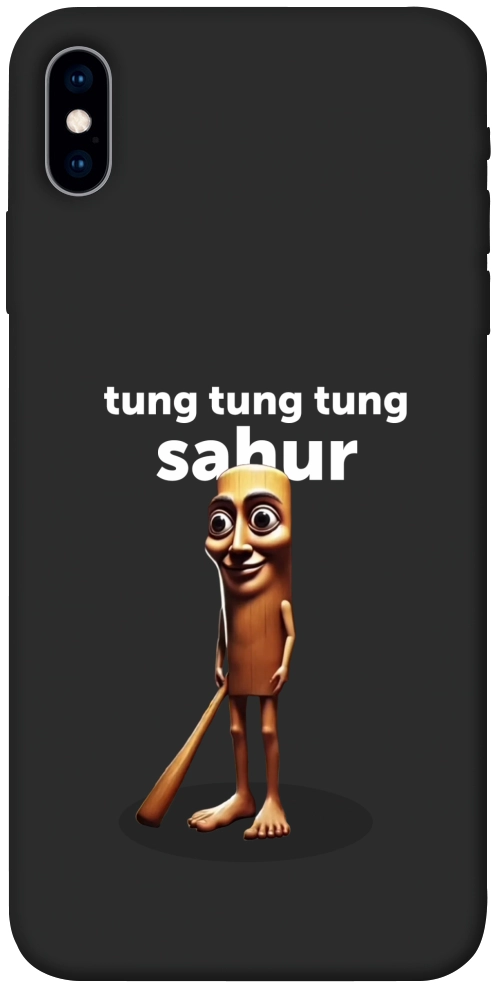 Чехол Tung Tung Tung Sahur Tamburo для iPhone X