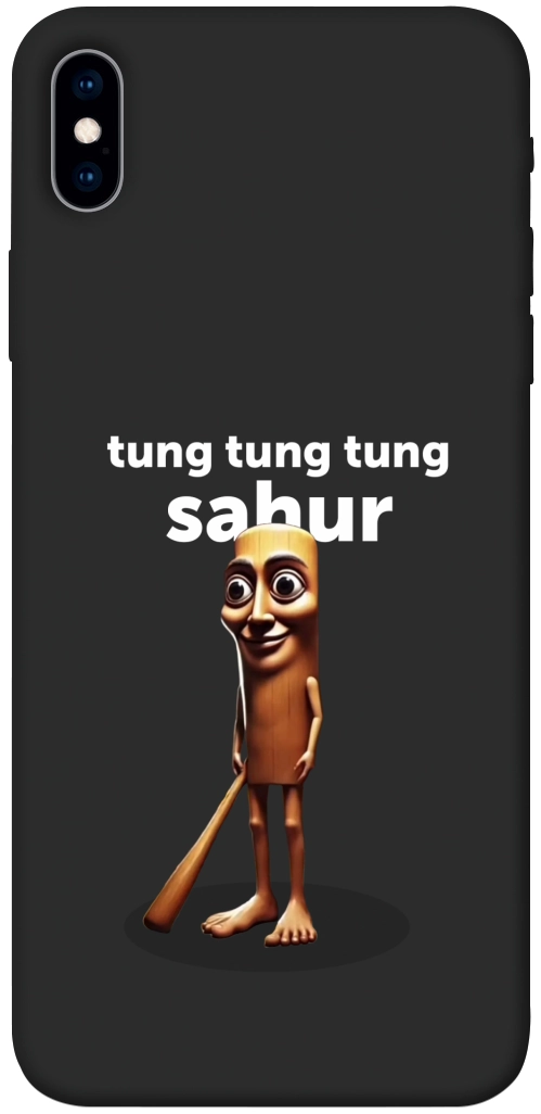 Чехол Tung Tung Tung Sahur Tamburo для iPhone XS Max