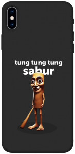 Чехол Tung Tung Tung Sahur Tamburo для iPhone XS Max