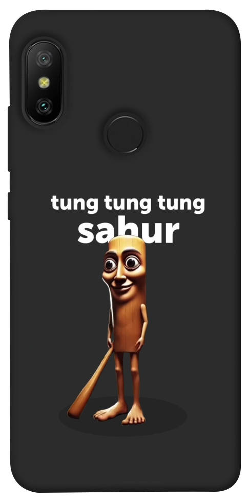 Чехол Tung Tung Tung Sahur Tamburo для Xiaomi Redmi 6 Pro