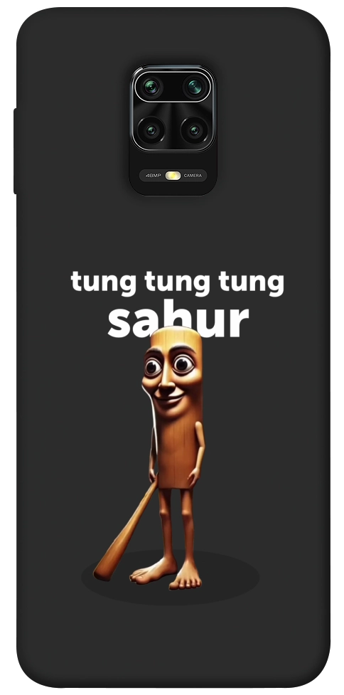 Чехол Tung Tung Tung Sahur Tamburo для Xiaomi Redmi Note 9 Pro