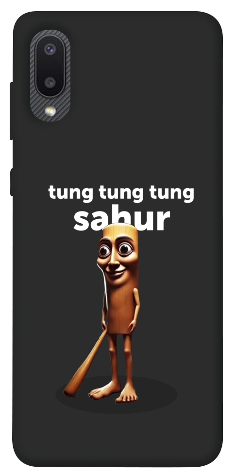 Чехол Tung Tung Tung Sahur Tamburo для Galaxy A02