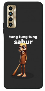 Чехол Tung Tung Tung Sahur Tamburo для TECNO Camon 17P