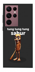 Чехол Tung Tung Tung Sahur Tamburo для Galaxy S22 Ultra