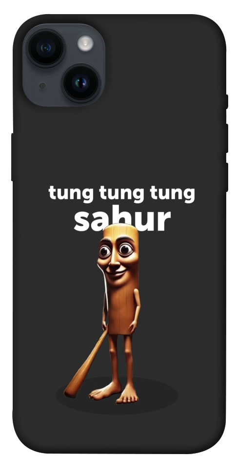 Чехол Tung Tung Tung Sahur Tamburo для iPhone 14 Plus