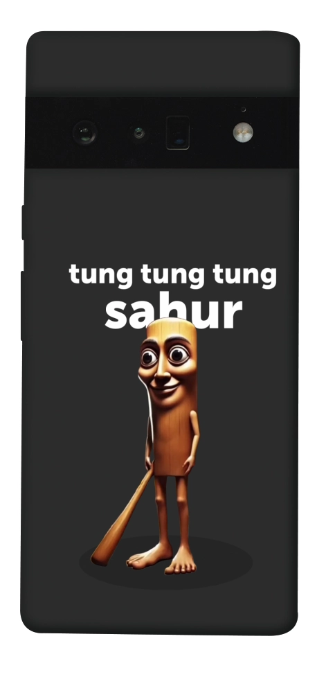 Чехол Tung Tung Tung Sahur Tamburo для Google Pixel 6 Pro